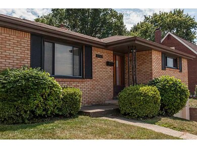Exterior Front. Covered front porch leads you in t