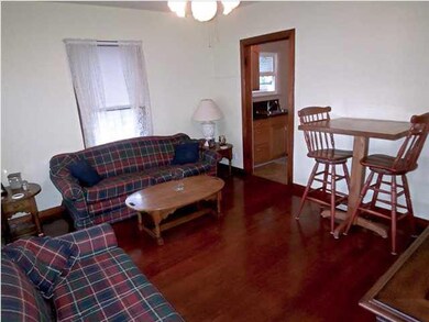 Living Room with Hardwood Flooring