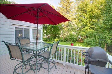 Back deck has man-made Azek flooring that will las