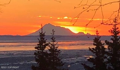 Volcano at sunset v 2.0