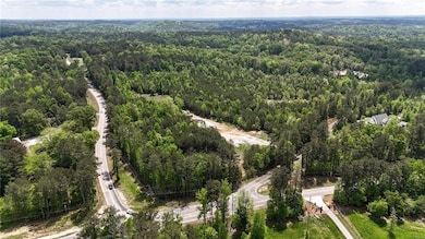 Aerial overview of property's location featuring a