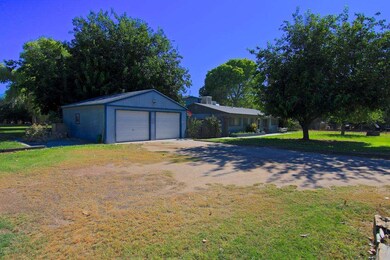Garage and front