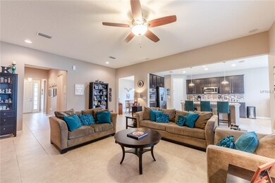 Living space with a neutral color palette, easy ca