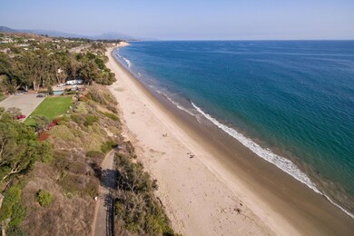Nearby beach