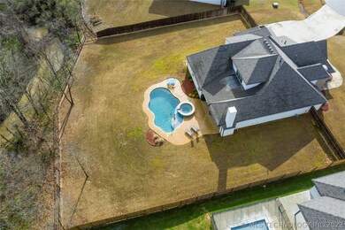 Privacy fence on side and split rail on the back o