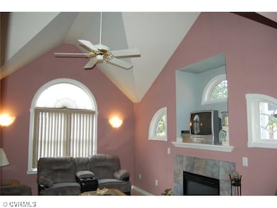 Living Room - Custom Windows allows light into the