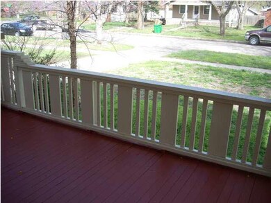 View from the covered front porch.