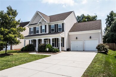 2 car garage and lots of driveway space
