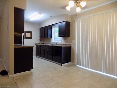 Nice eating area with newer sliding patio door to 