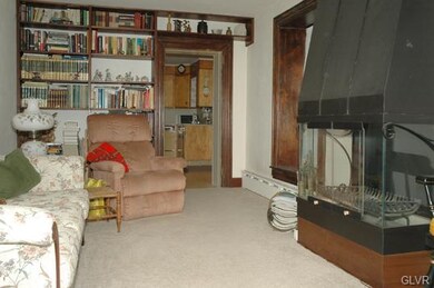 Fireplace in family room
