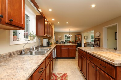 Kitchen with island and peninsula
