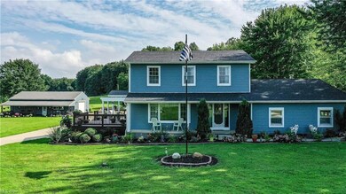 Front of this   lovely updated farmhouse with fron