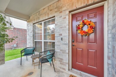 Enjoy a nice cup of coffee on your covered front patio.