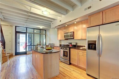 Beautiful hardwood floors and high ceilings!