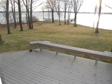 Deck, great views of Rockland Harbor...