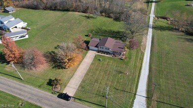 Bird's eye view of property w both parcels include