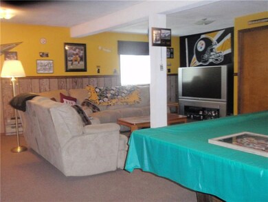 Family Room with wall to wall carpet.