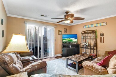 Balcony off living room