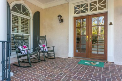 Cordial and welcoming front porch