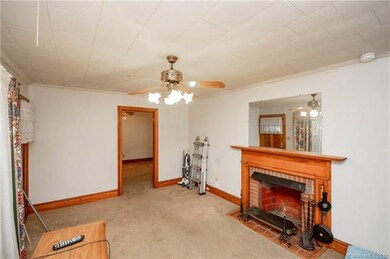 Wood Burning Fireplace In Living Room