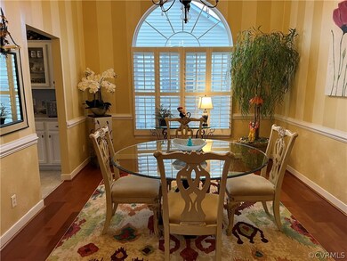 Dining Room, vaulted ceiling