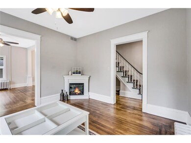 gleaming hardwood floors