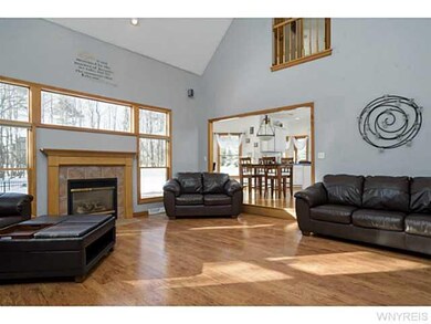 Great Room 2nd Floor Overlooks this Enormous Room