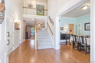 Dramatic 2-Story Entry greet you and extensive har