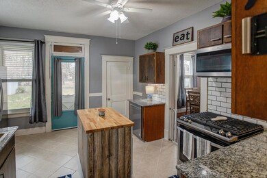 Kitchen with new stainless appliances