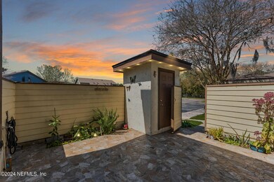 Private Patio with Storage