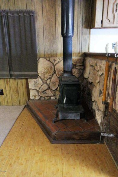Wood Stove in Living Area