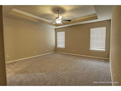 Master Bedroom. Master Bedroom with Inset Ceiling.