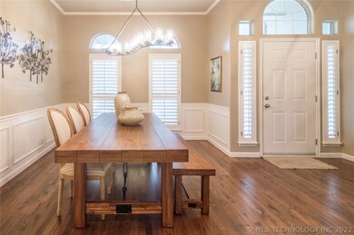Formal dining room with plenty of space for your g
