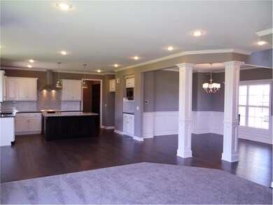 Open and spacious first level of home.