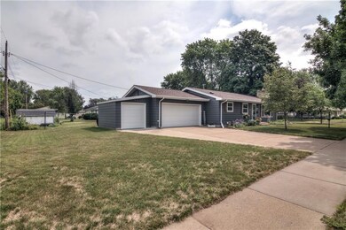 Corner lot w/very spacious side yard