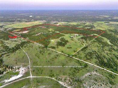 Aerial view of sparsely populated area featuring 
