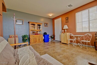 view of entrance, family room