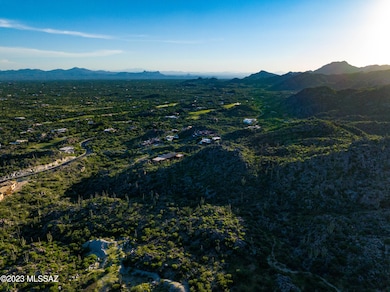 Elevated view facing southwest