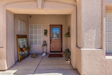 Upgraded Front Door with screen door installed