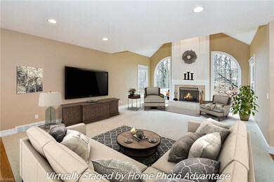 Truly a GREAT room with amazing light and soaring 