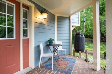 Chat with Neighbors on Covered Front Porch