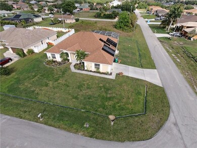 aerial-corner lot