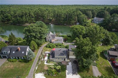 A contemporary addition includes a...