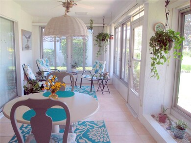 Florida room welcomes the life style.