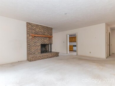 Wood Burning Fireplace in Living Room