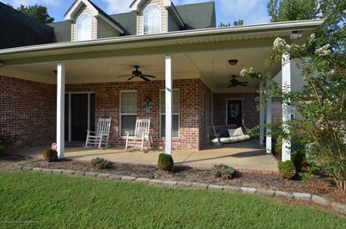 Covered front porch