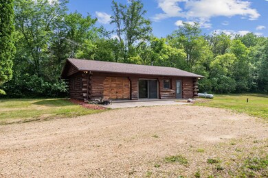 The log cabin waiting for your finishing touches.