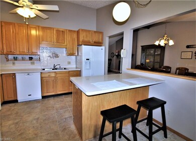 Kitchen with Breakfast Bar Area