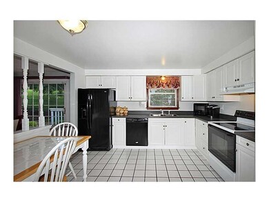 Kitchen. The large eat-in kitchen has been updated
