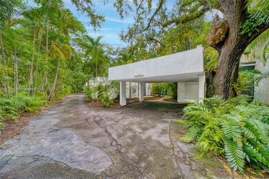 Carport, left-hand side.